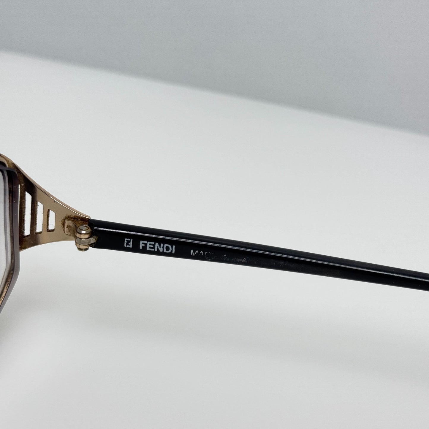 Fendi Eyeglasses Eye Glasses Frames FV 182 Ebony 57-17-130