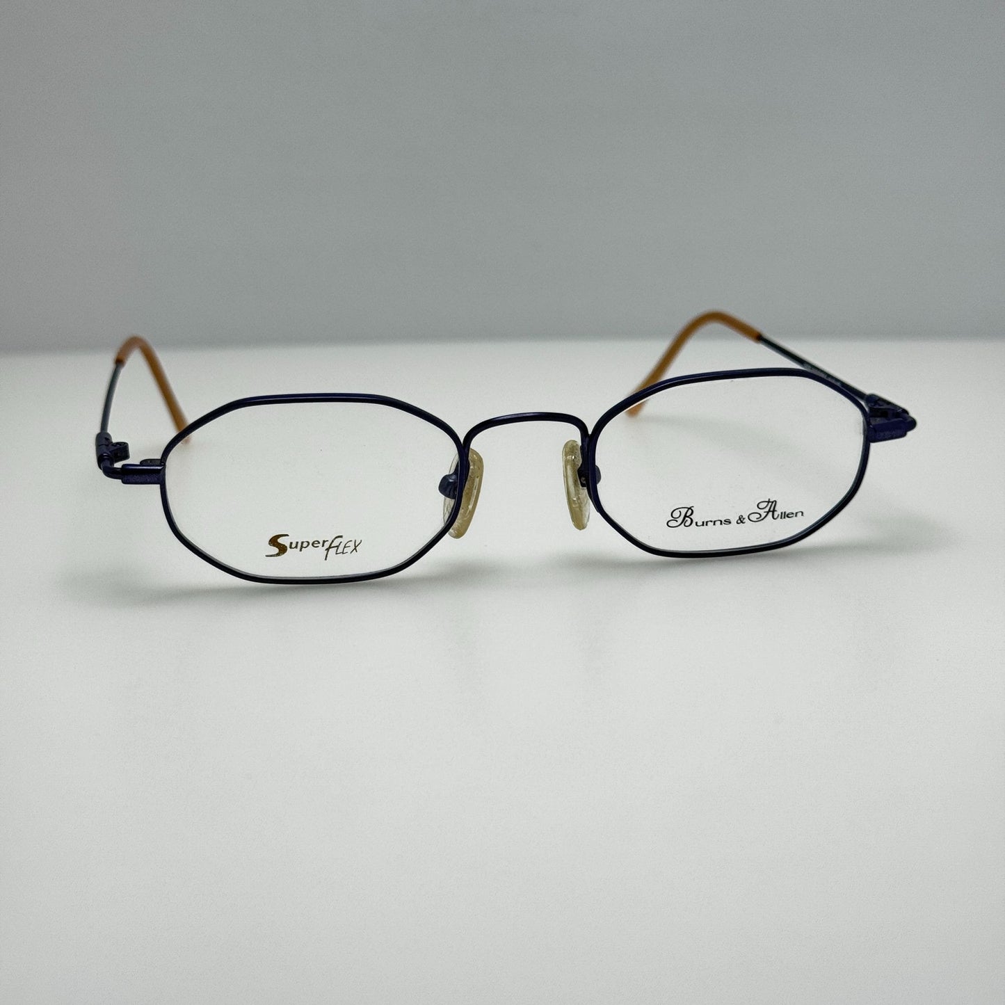 Burns & Allen 03 SM Eye Glasses Eyeglasses Frames Pastel Blue Purple 46-20-135