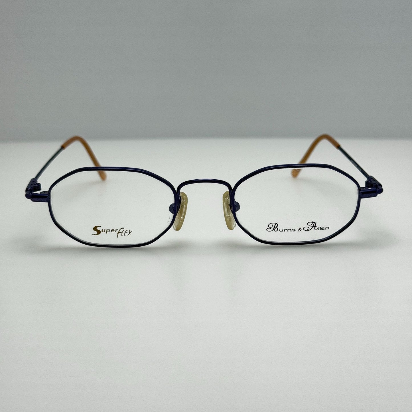 Burns & Allen 03 SM Eye Glasses Eyeglasses Frames Pastel Blue Purple 46-20-135