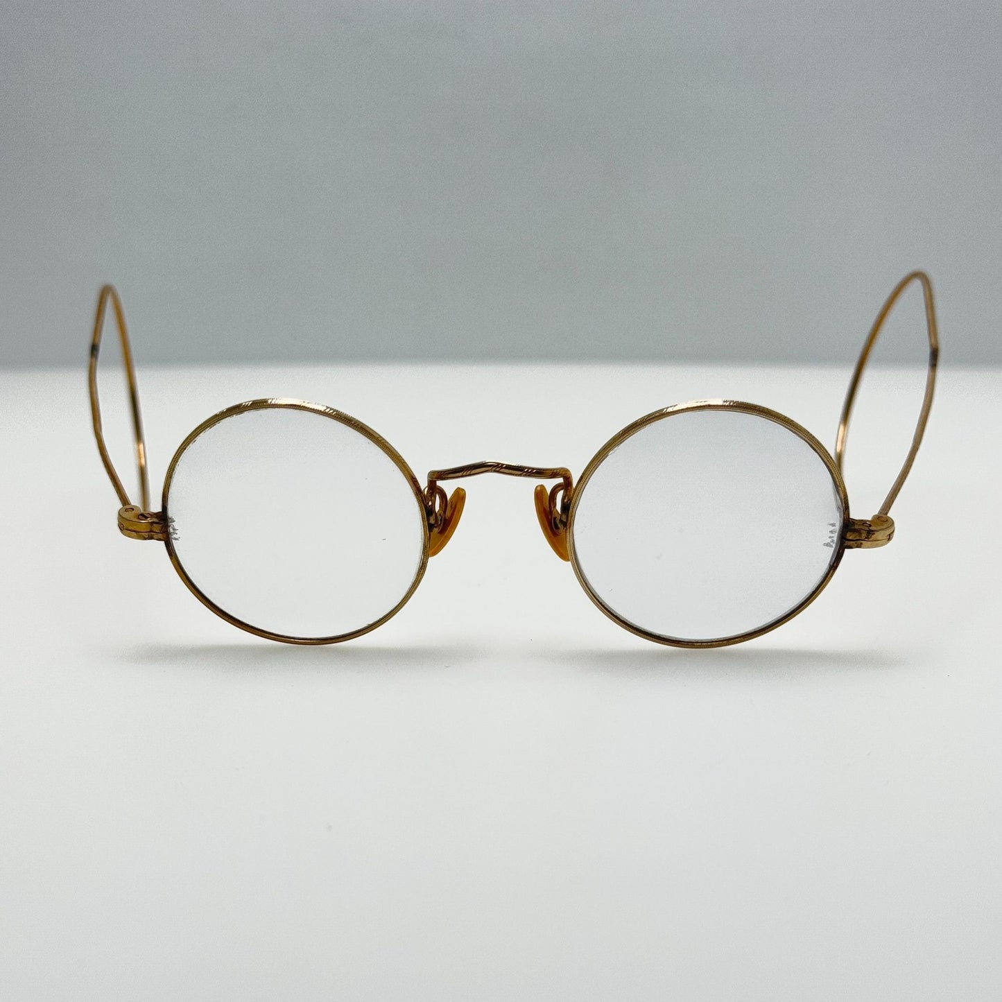 Unbranded Eyeglasses Eye Glasses Gold Round Circle Retro Vintage
