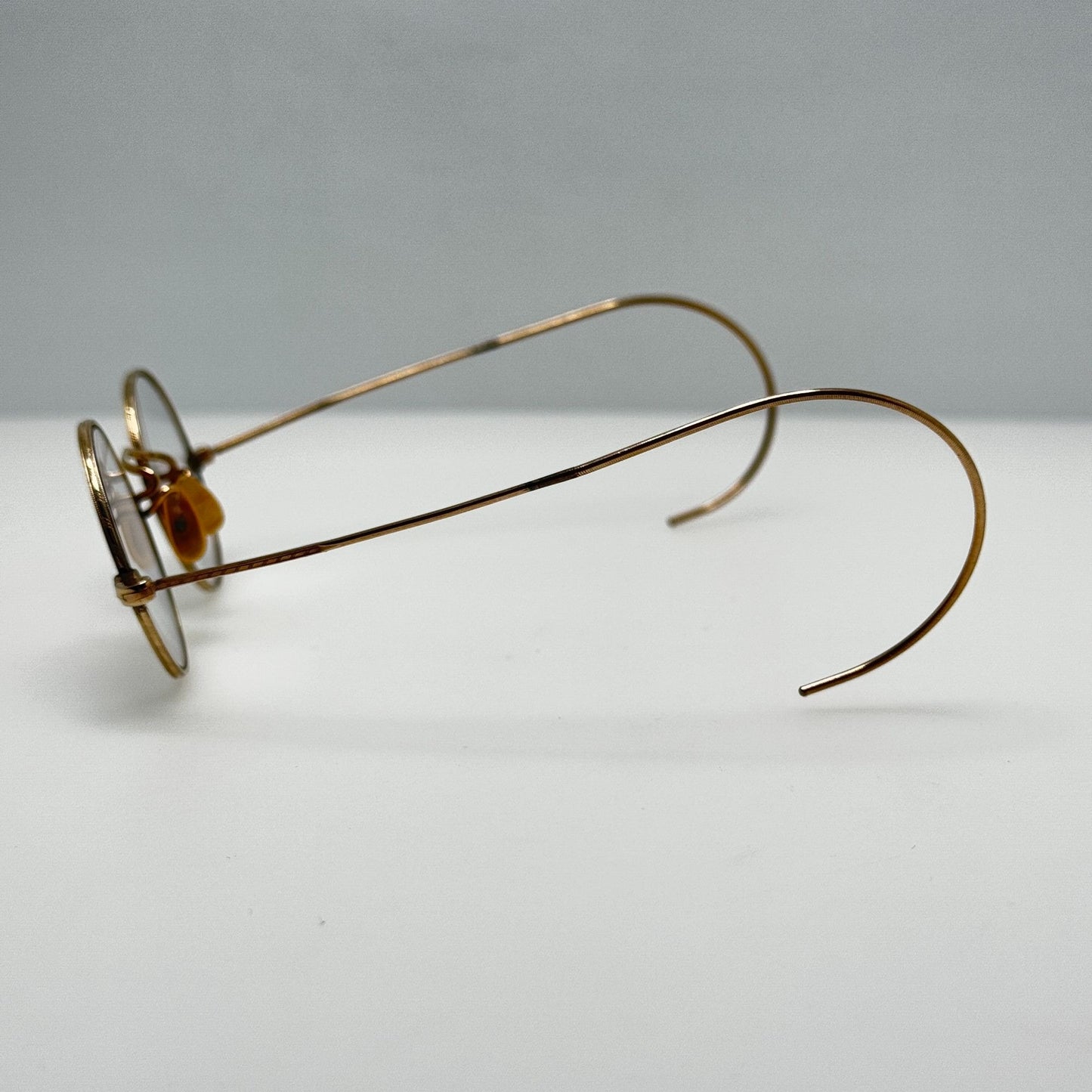 Unbranded Eyeglasses Eye Glasses Gold Round Circle Retro Vintage