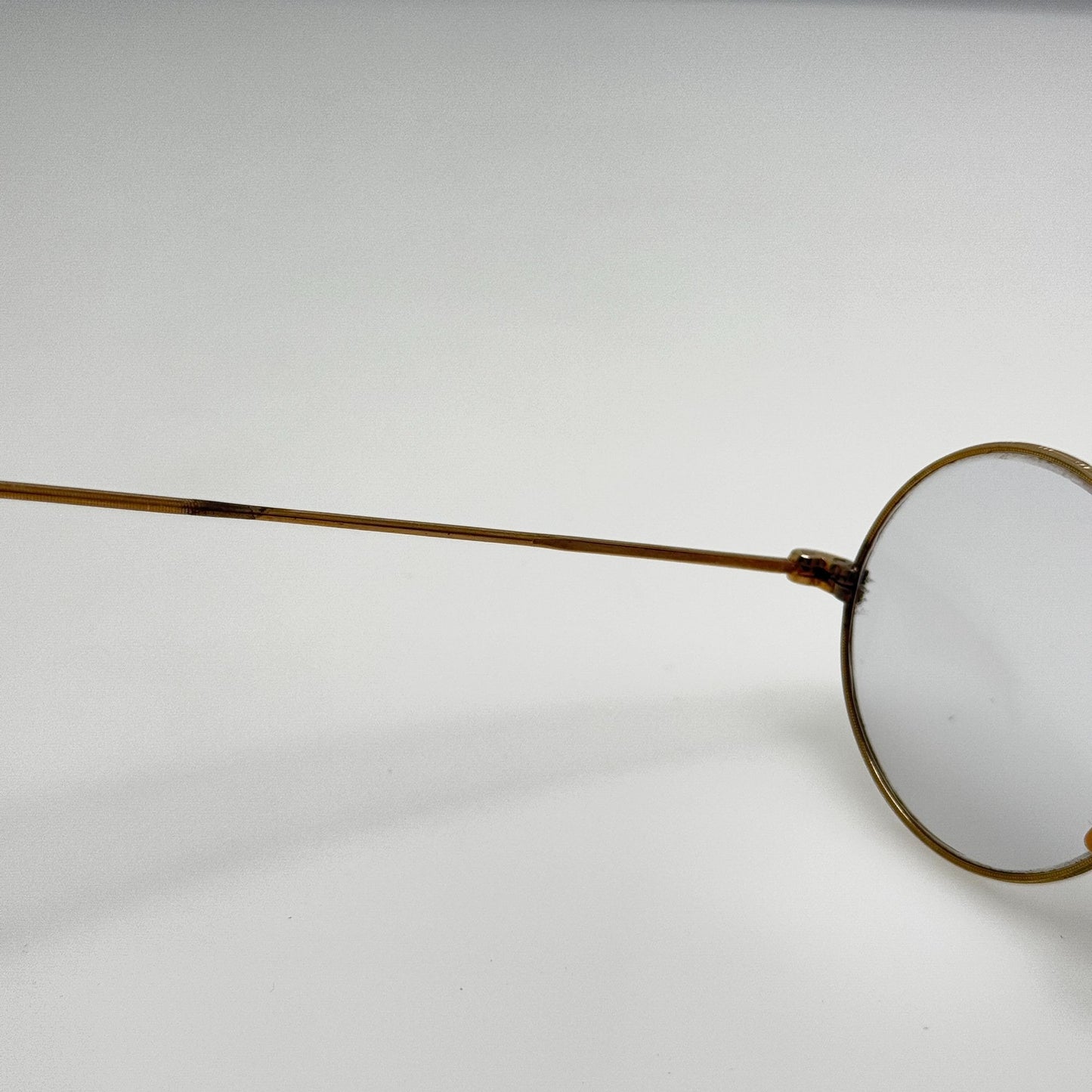 Unbranded Eyeglasses Eye Glasses Gold Round Circle Retro Vintage