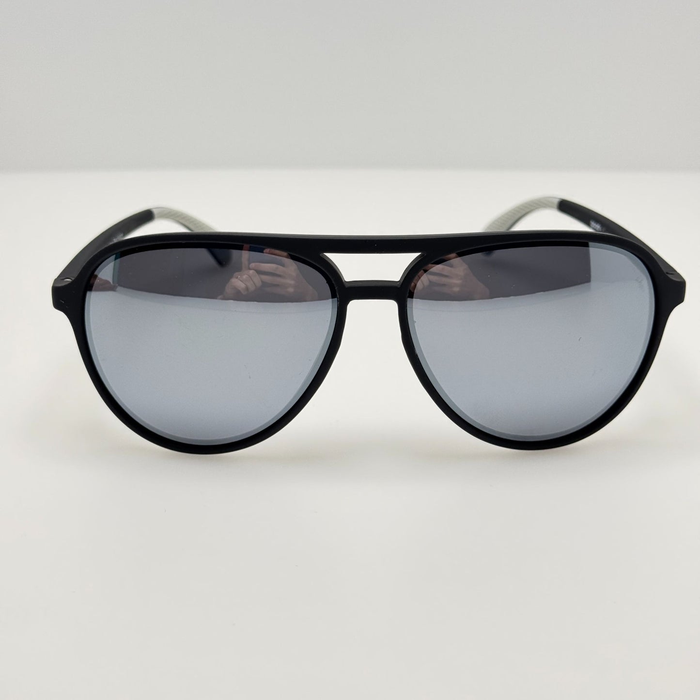 Goodr Sunglasses Add The Chrome Package 2H2 Black W/ Bag