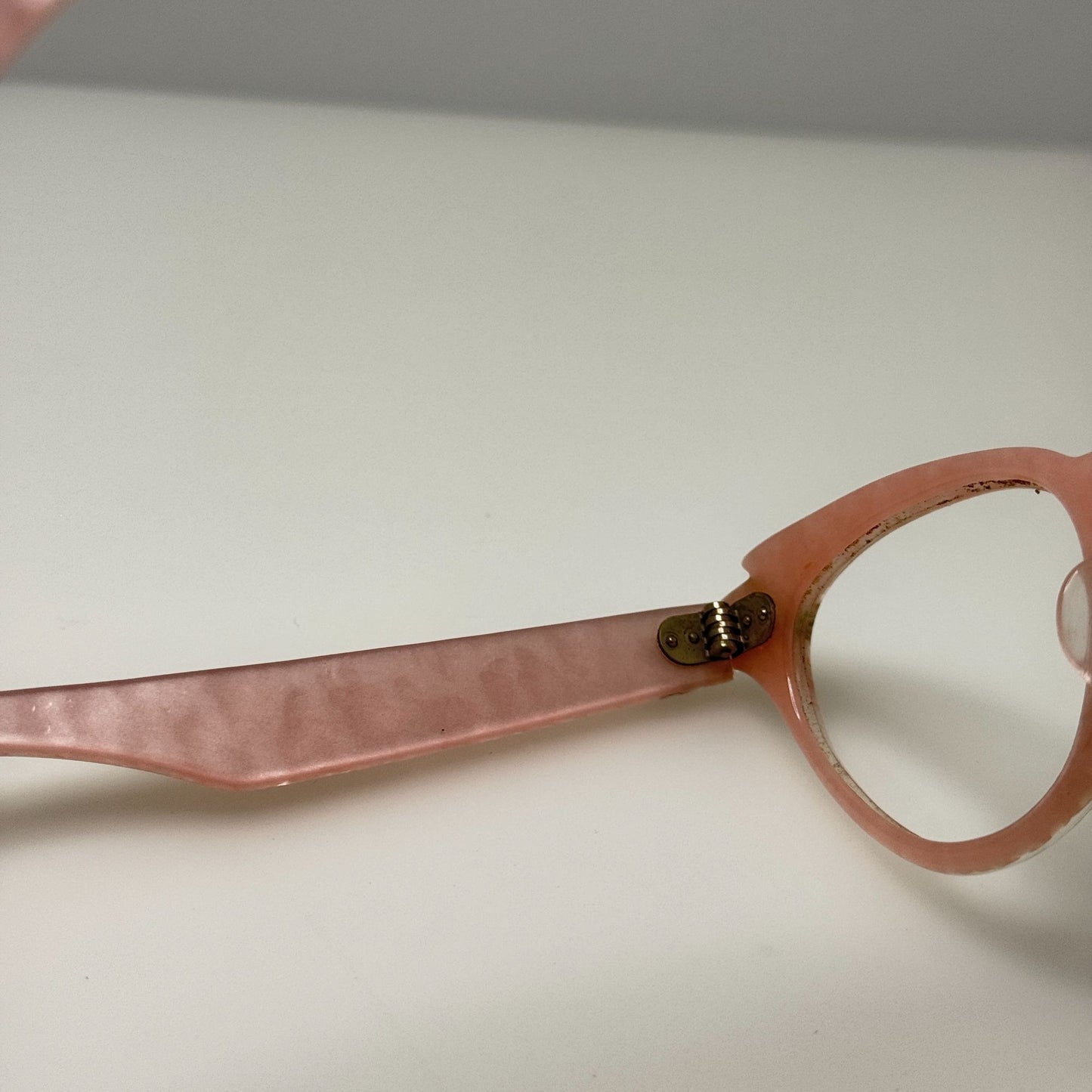 Lumar 971 Eyeglasses Eye Glasses Frames Pink Cat Eye 42-20