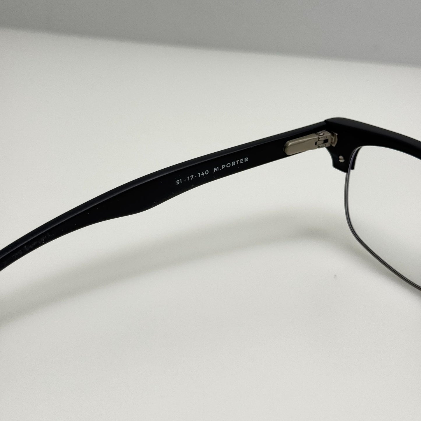 Lingo Santium M. Porter Eyeglasses Eye Glasses Frames Black 51-17-140