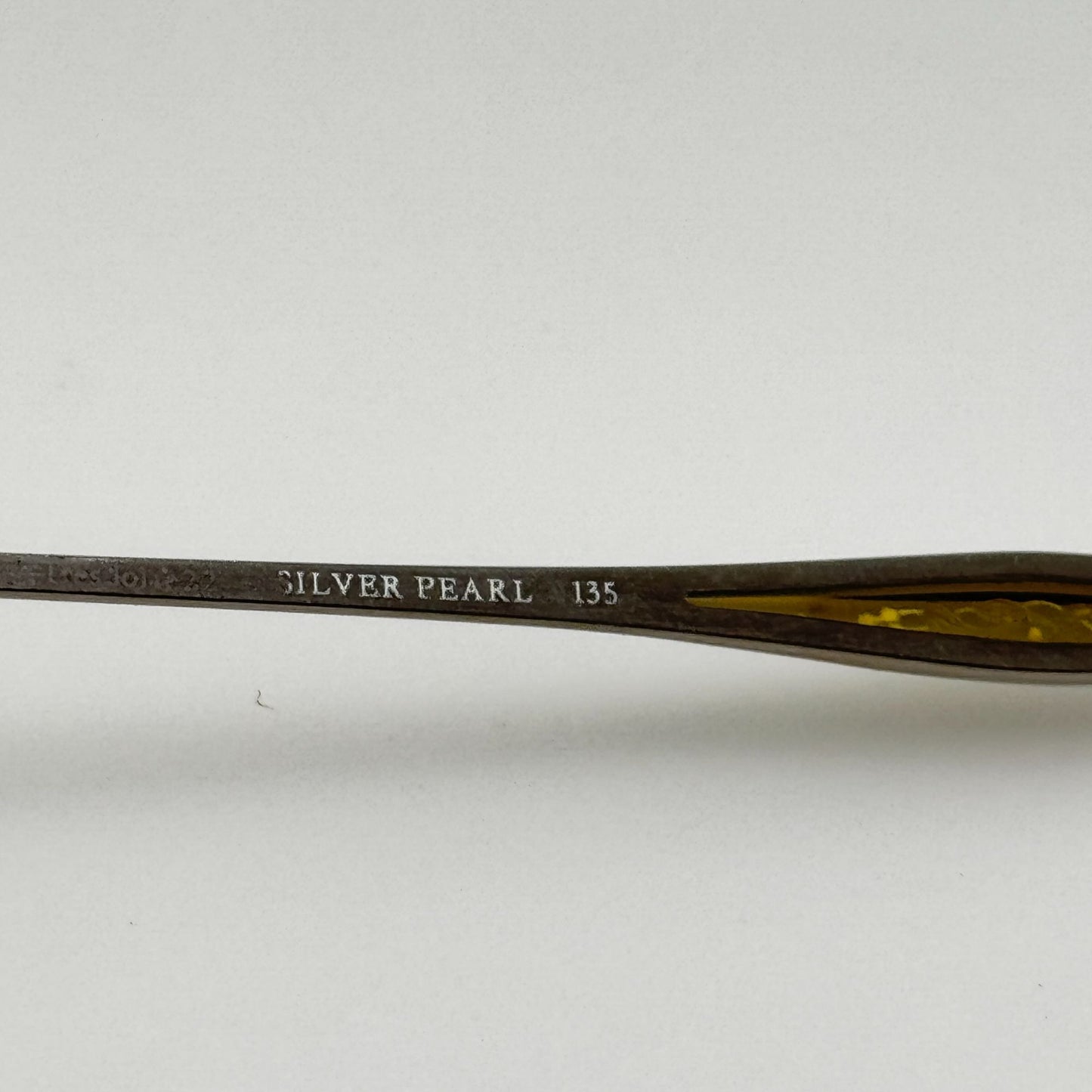 Marchon Eyeglasses Eye Glasses Frames Silver Pearl 135 Japan