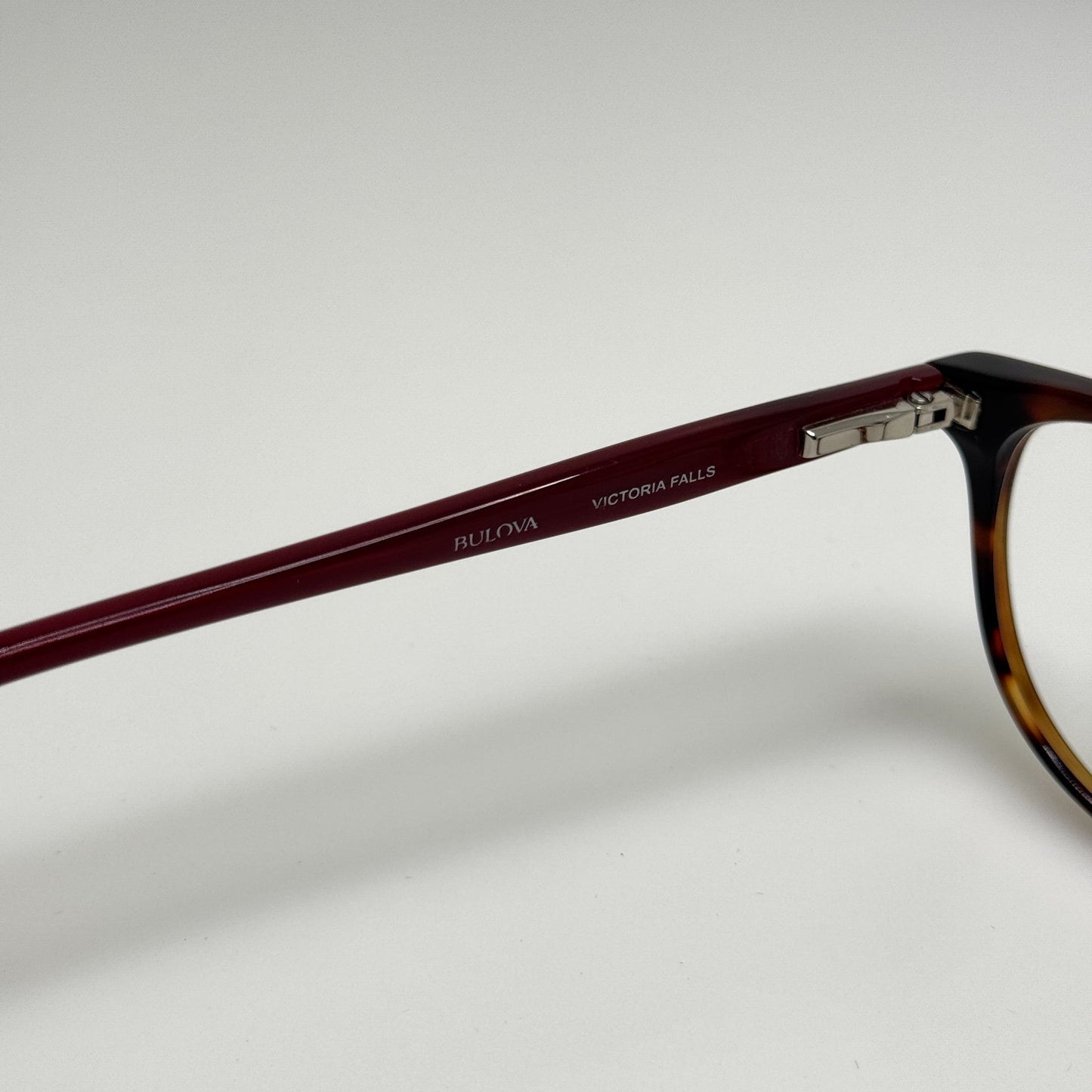 Bulova Eyeglasses Eye Glasses Frames Victoria Falls Tortoise Wine 50-15-135