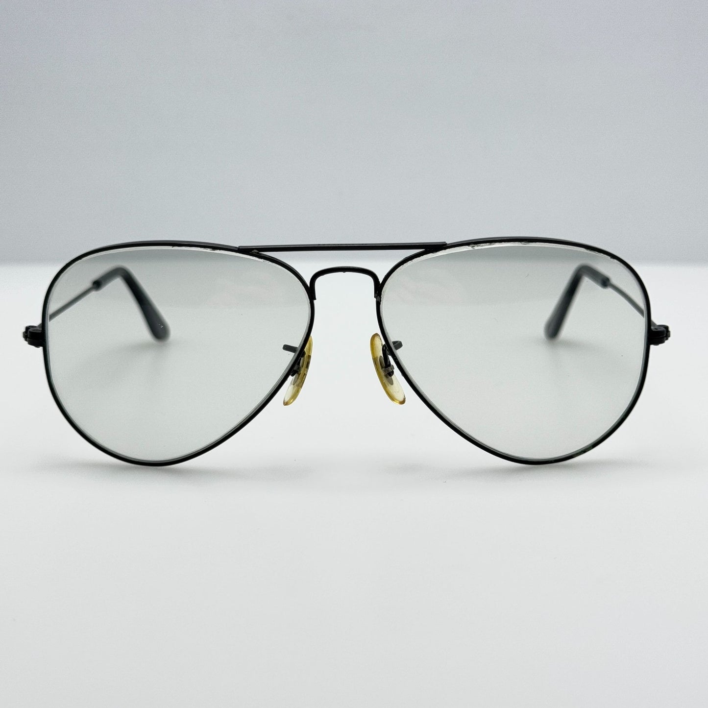 Ray Ban Eyeglasses Eye Glasses Frames Aviator Bausch & Lomb Black 58-14