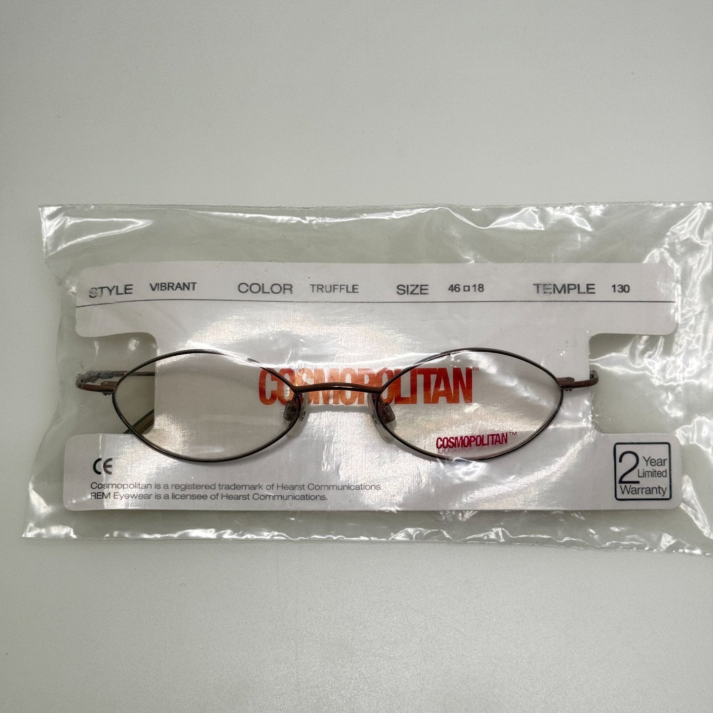 Cosmopolitan Vibrant Truffle Eyeglasses Eye Glasses Frames 46-18-130
