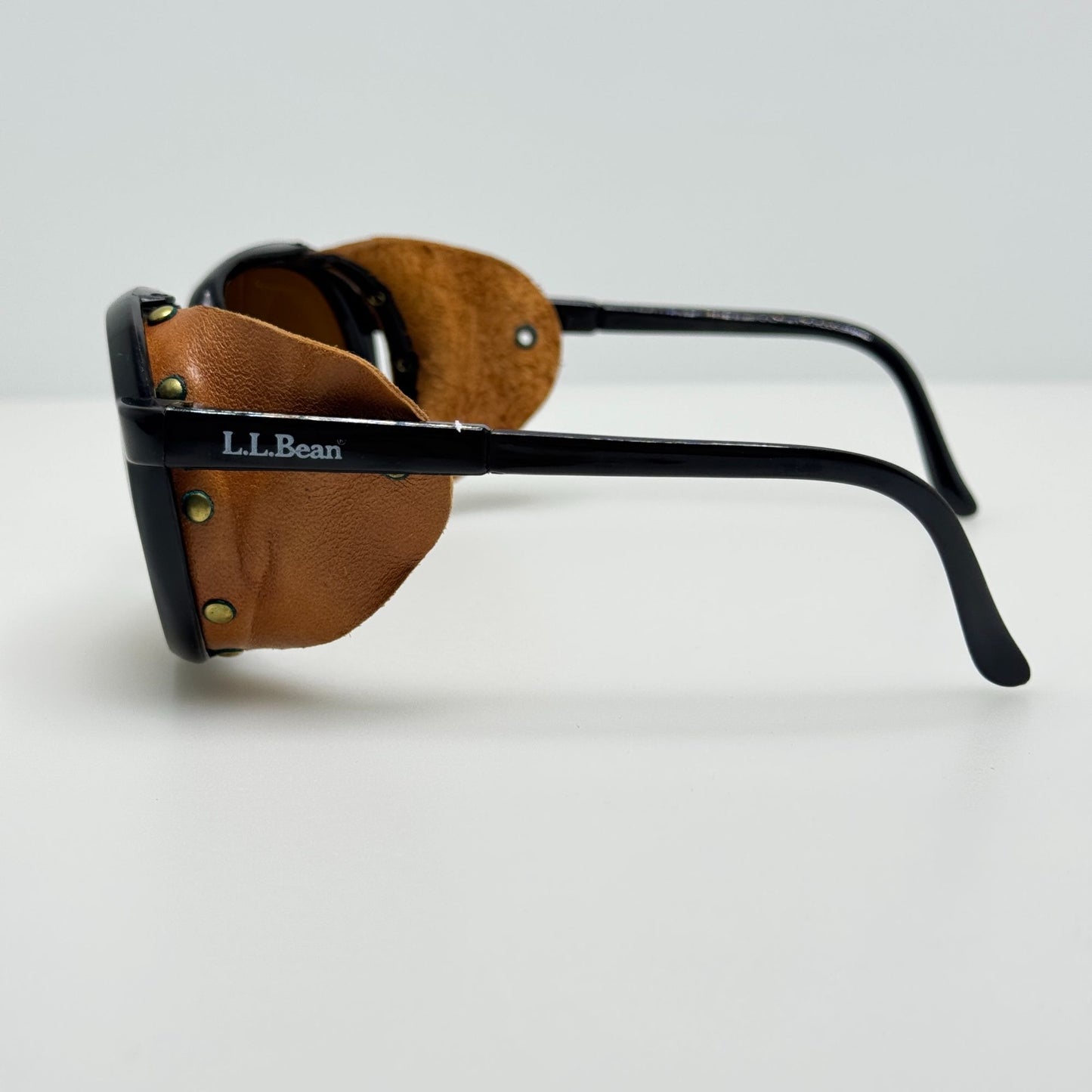 Bolle Sunglasses LL Bean Black Leather Side Sheilds
