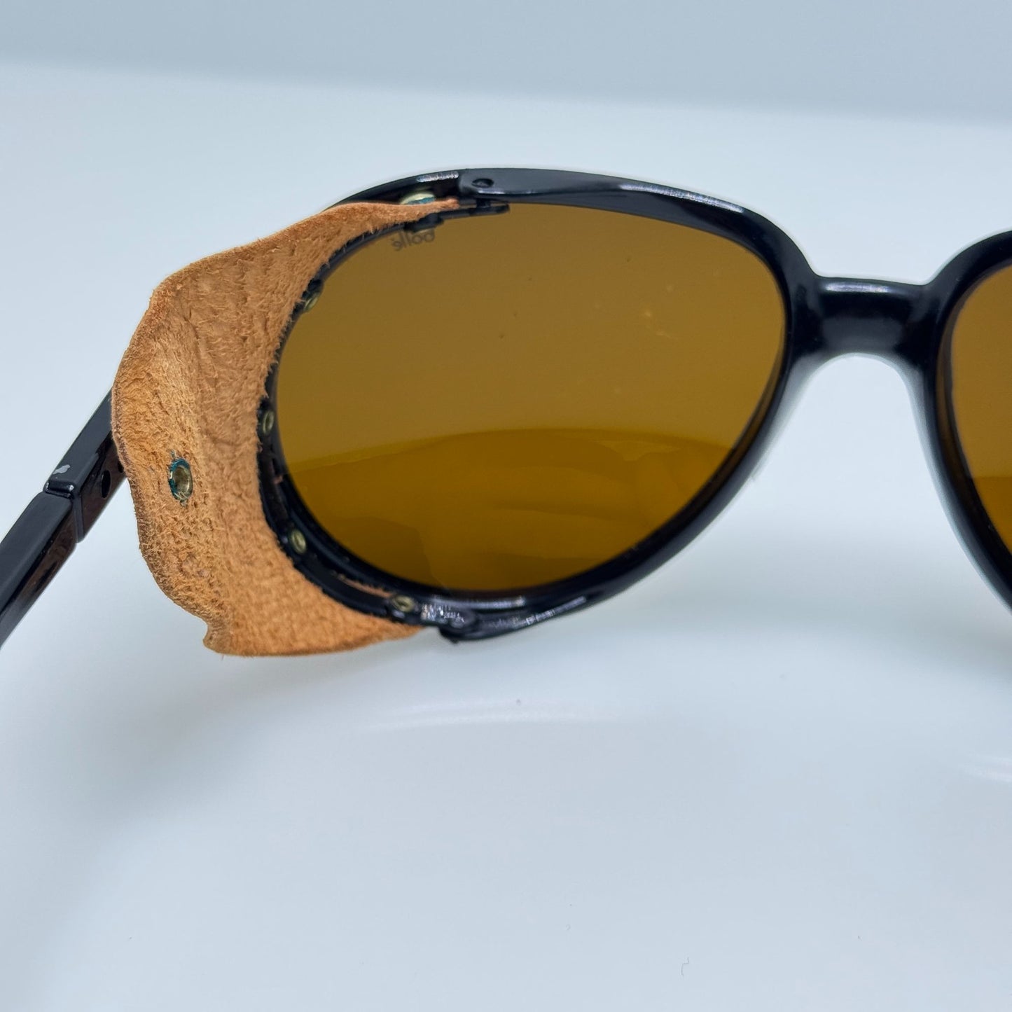 Bolle Sunglasses LL Bean Black Leather Side Sheilds