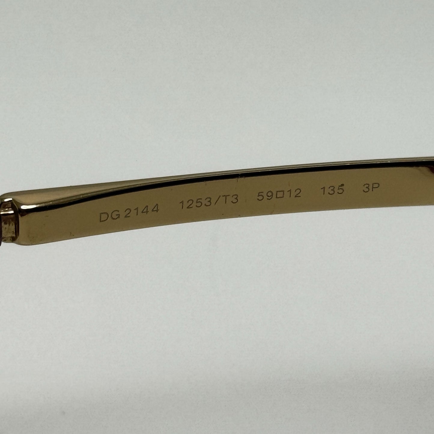 Dolce & Gabbana D&G Sunglasses DG 2144 1253/T3 Polarized 59-12-135