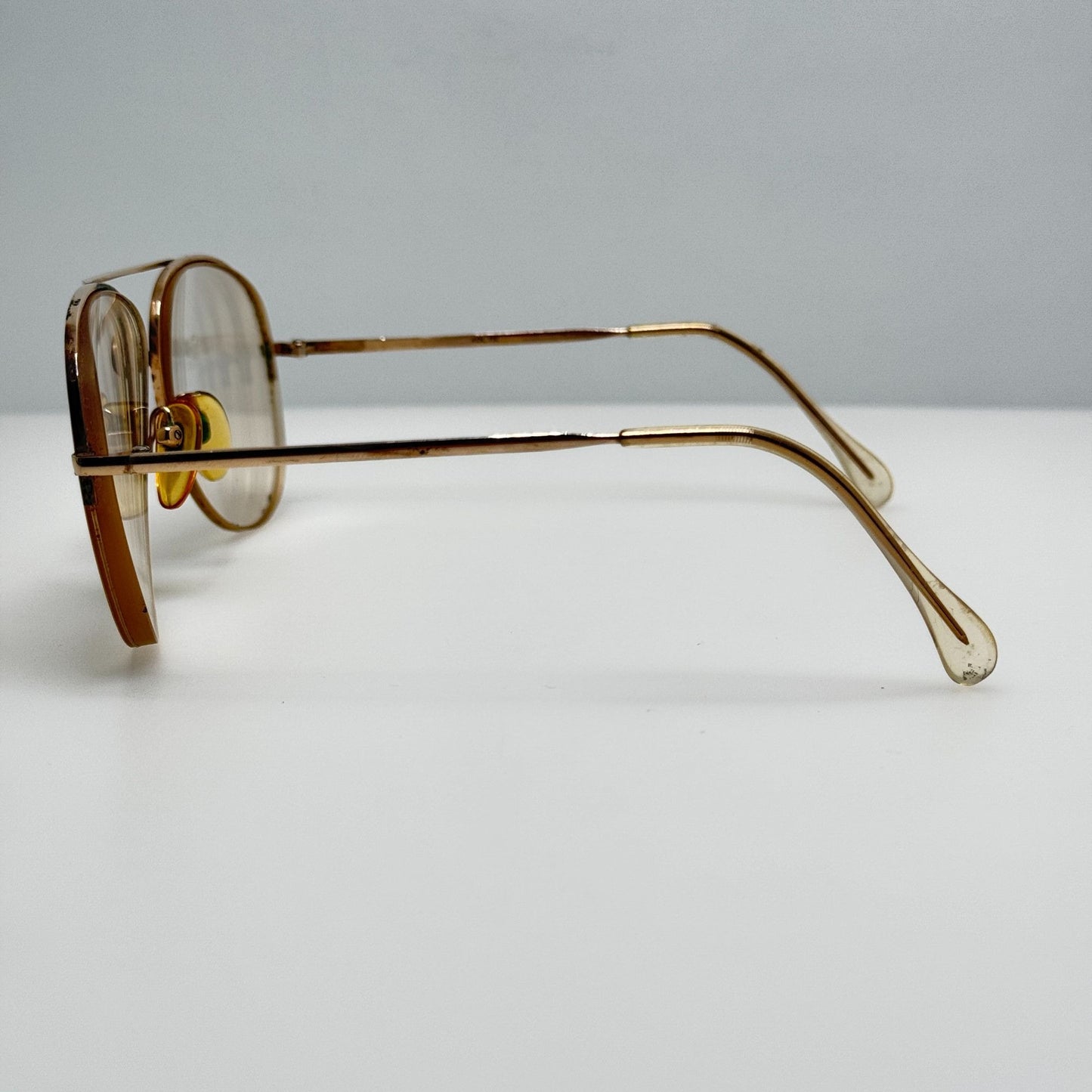 Desil Eyeglasses Eye Glasses Frames Adlyn 14K GF Italy 64-18-135