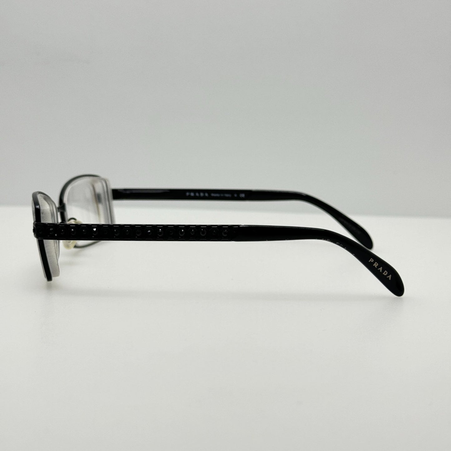 Prada Eyeglasses Eye Glasses Frames VPR 62L 53-16-135 1BO-1O1