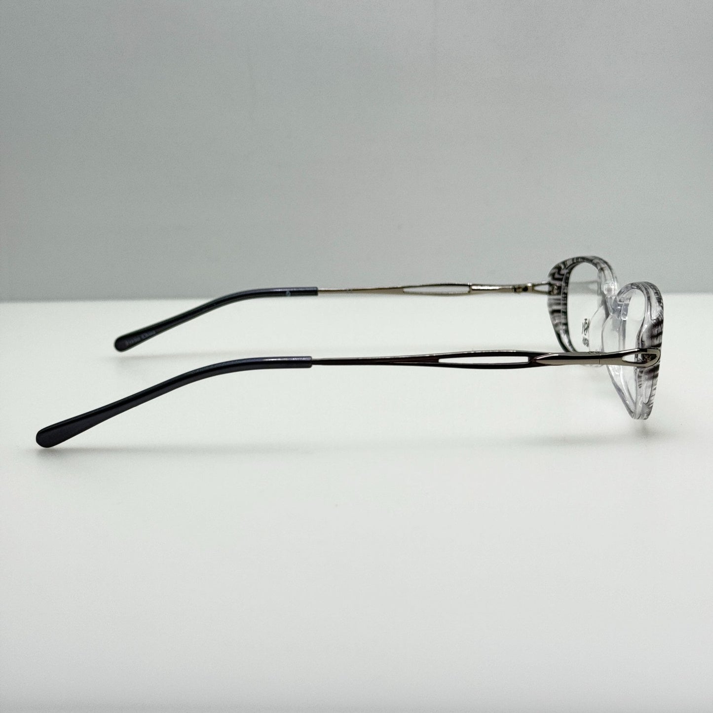 Dynasty Eyeglasses Eye Glasses Frames 60 Grey Silver