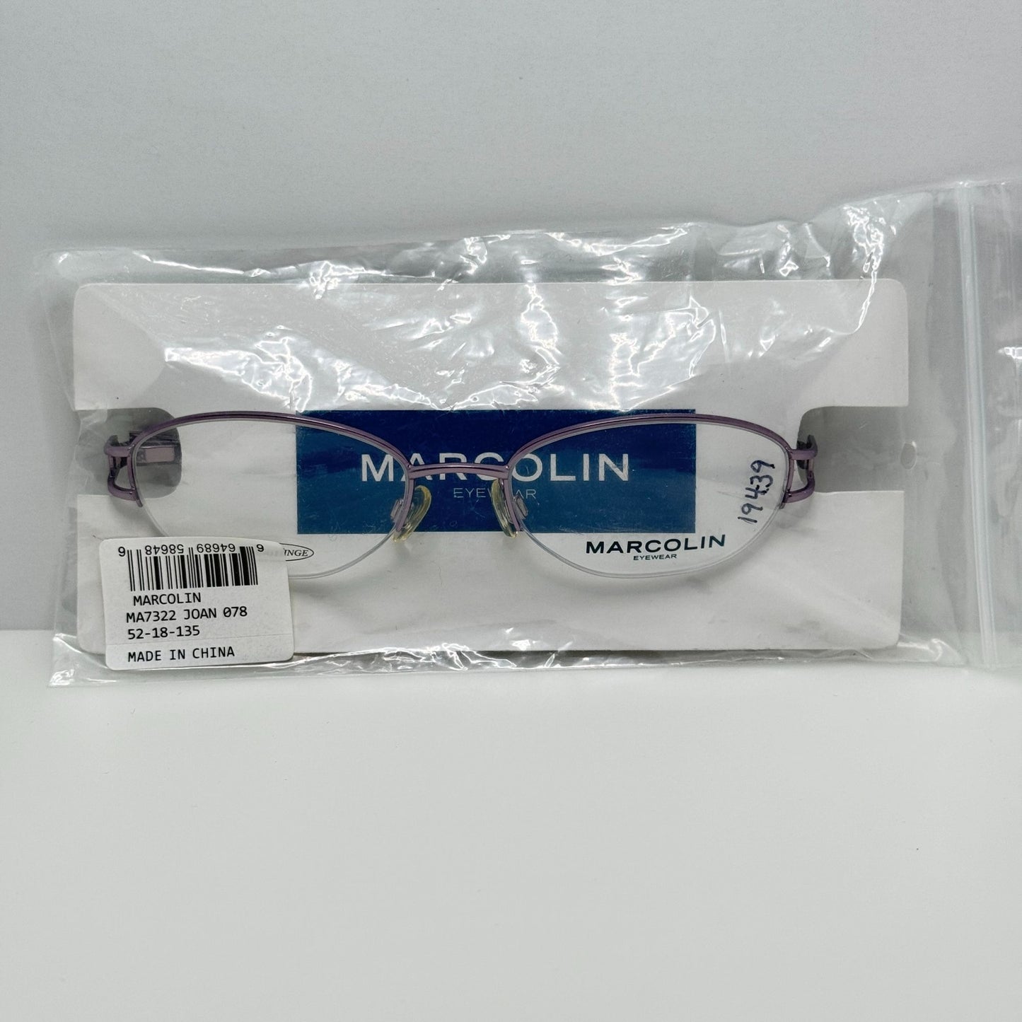Marcolin Eyeglasses Eye Glasses Frames MA 7322 078 Joan 52-18-135