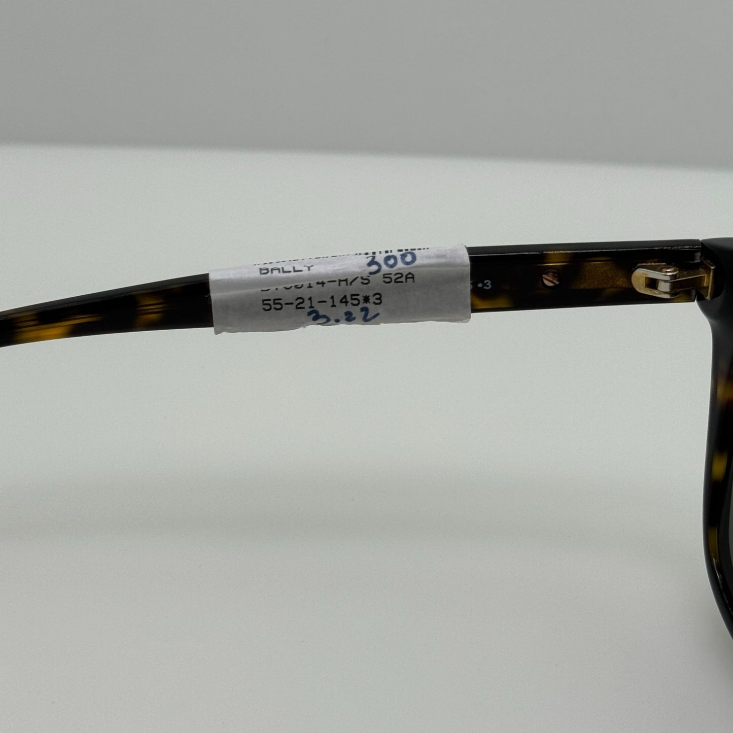 Bally Sunglasses BY0014 52A Tortoise Italy 55-21-145