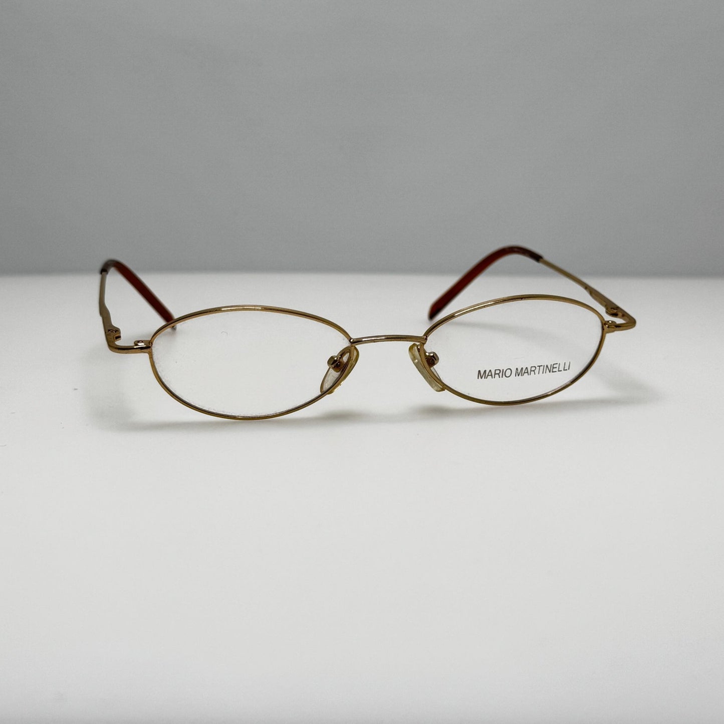 Mario Martinelli Eyeglasses Eye Glasses Frames Snelly Gold 47-19-135