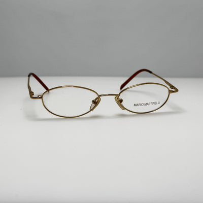 Mario Martinelli Eyeglasses Eye Glasses Frames Snelly Gold 47-19-135