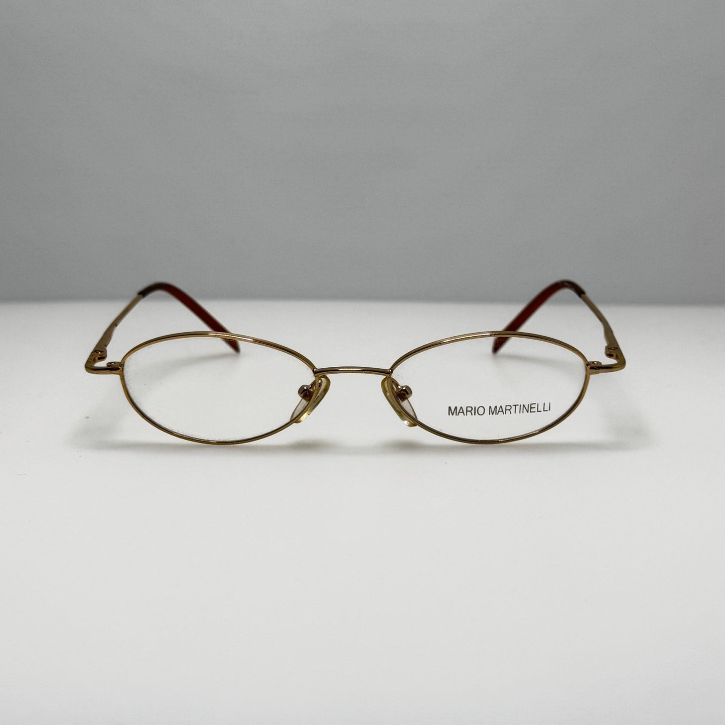 Mario Martinelli Eyeglasses Eye Glasses Frames Snelly Gold 47-19-135