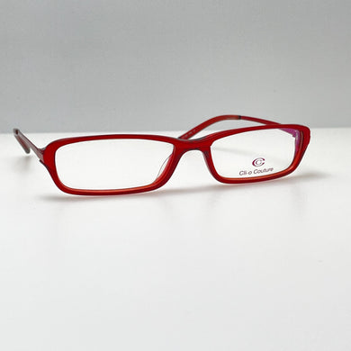 Cli-o Couture Eyeglasses Eye Glasses Frames CC-006 Red 53-16-130