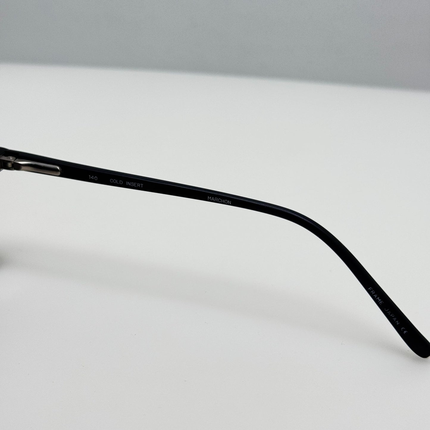Marchon Eyeglasses Eye Glasses Frames Elliot Mat Black Japan 57-14-140