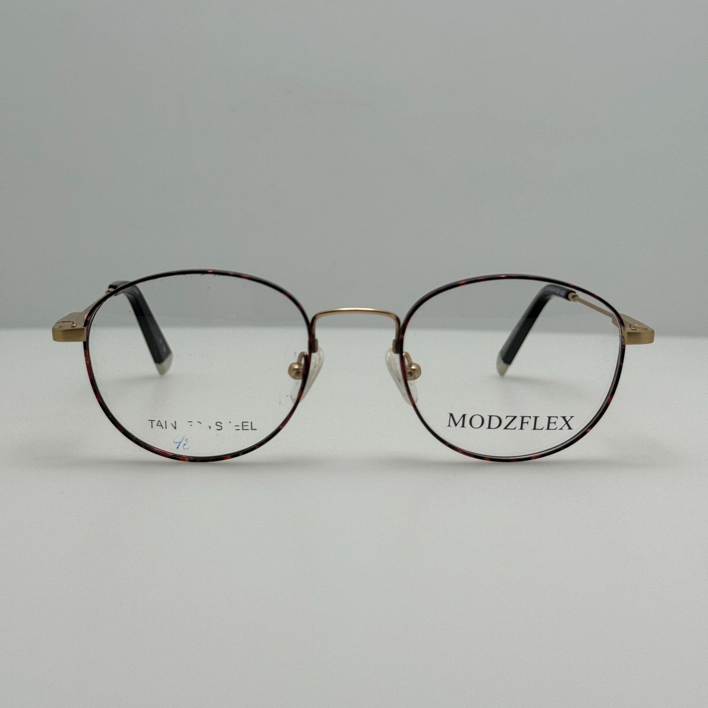 Modzflex Eyeglasses Eye Glasses Frames MX942 Tortoise Antique Gold 49-20-140