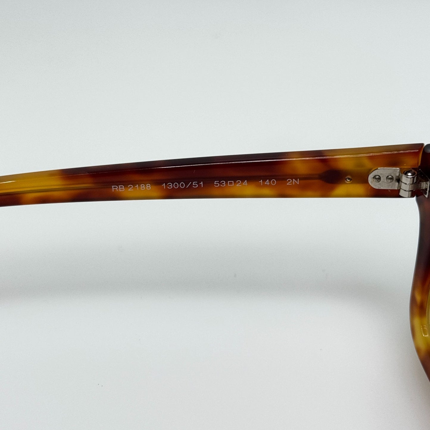 Ray Ban Sunglasses RB 2188 1300/51 Tortoise Italy 53-24-140