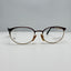Essence 416 Gold Bronze Italy Eyeglasses Eye Glasses Frames 56-18