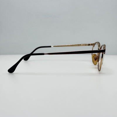 Essence 416 Gold Bronze Italy Eyeglasses Eye Glasses Frames 56-18