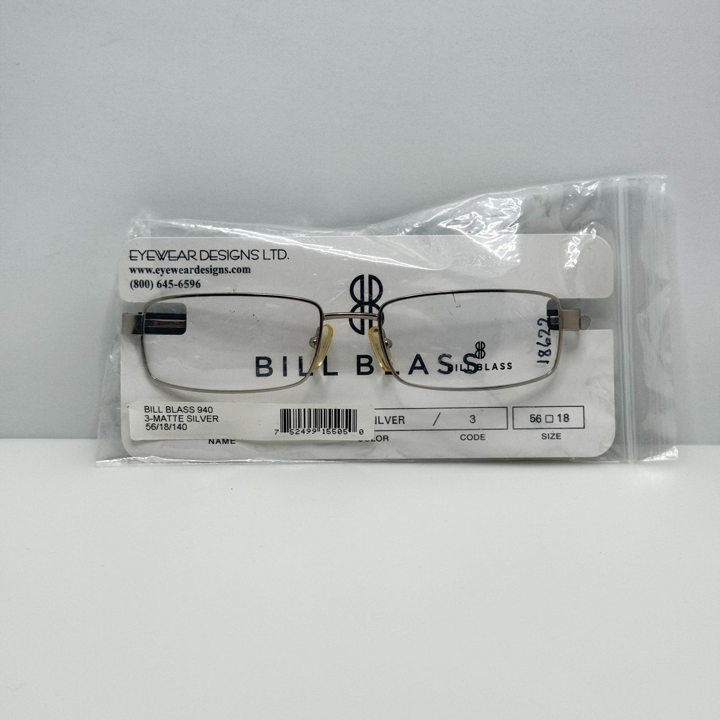 Bill Blass Eyeglasses Eye Glasses Frames BB 940-3 56-18-140