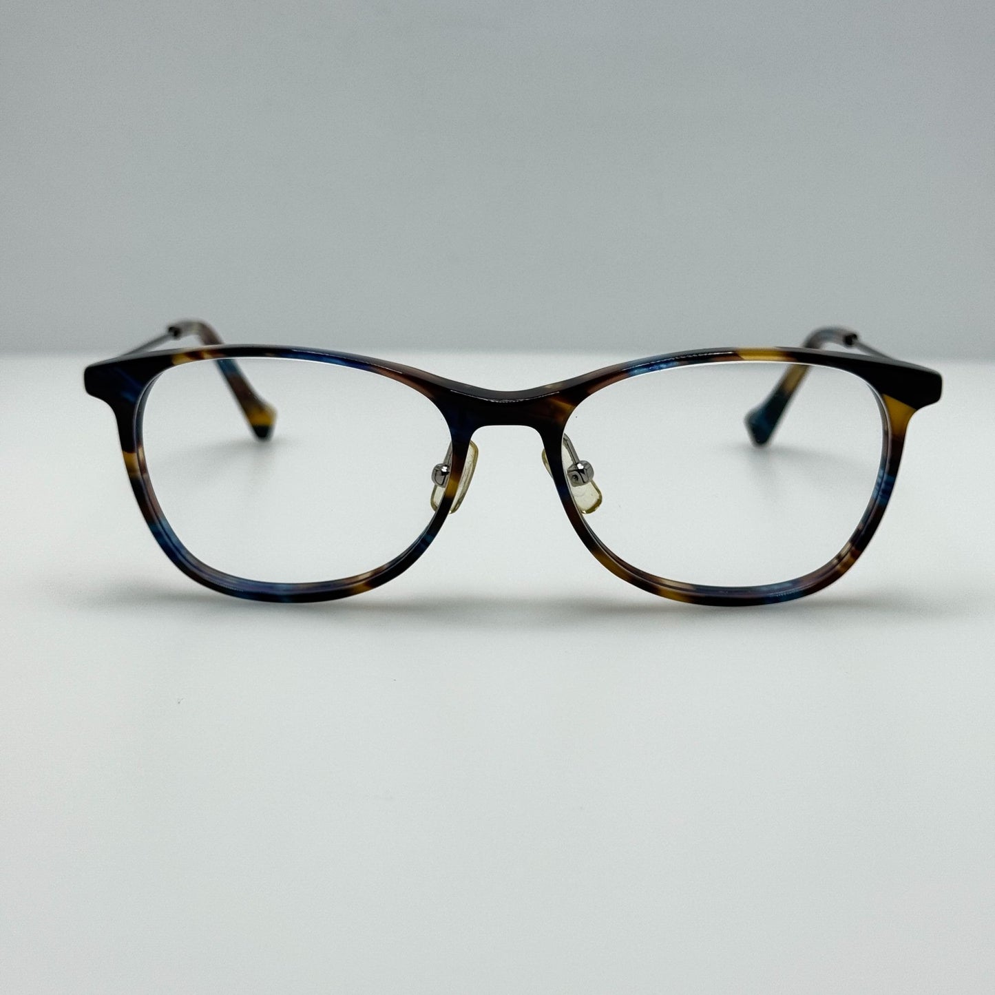 Lucky Brand Eye Glasses Eyeglasses Frames D210 Blue Brown 52-16-140