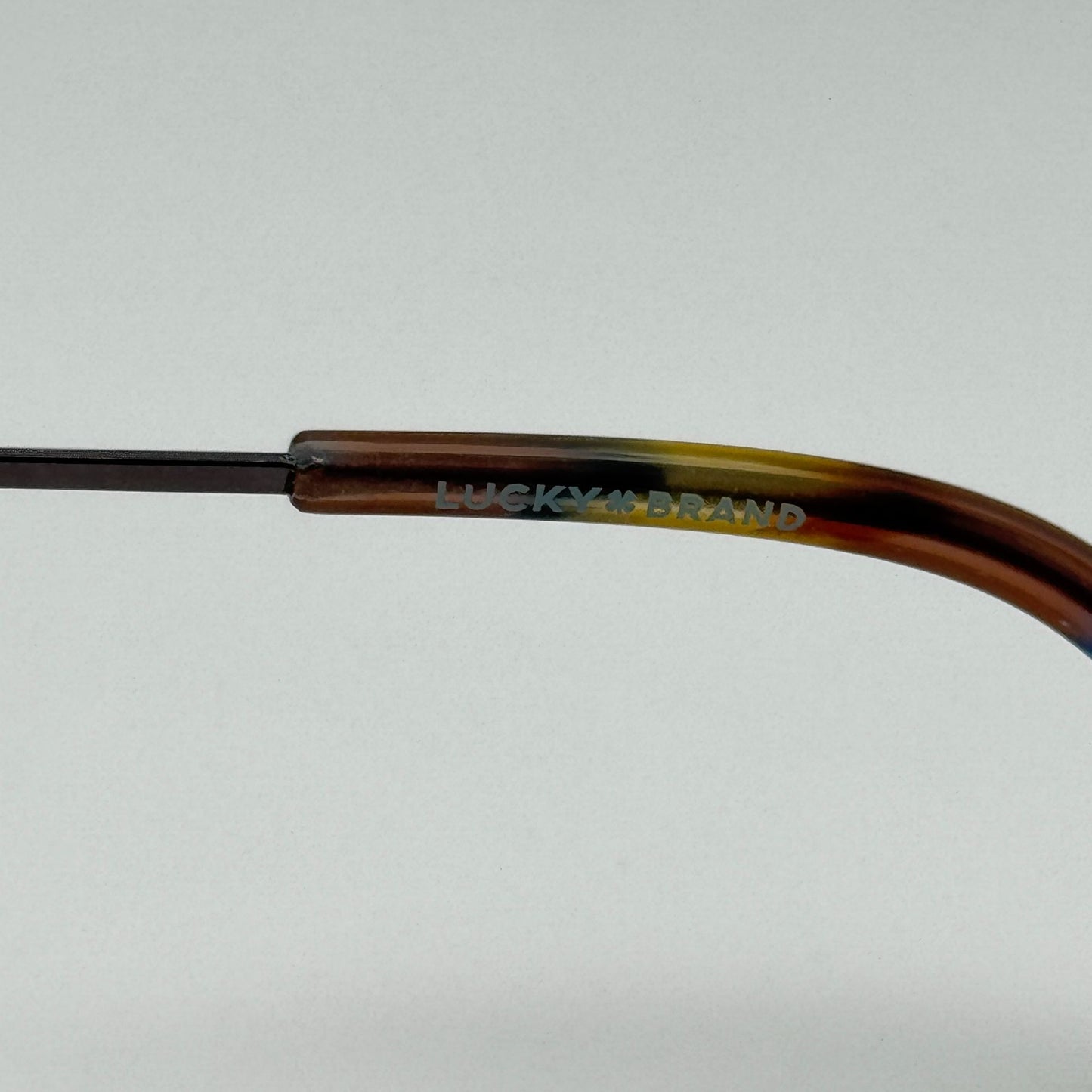 Lucky Brand Eye Glasses Eyeglasses Frames D210 Blue Brown 52-16-140