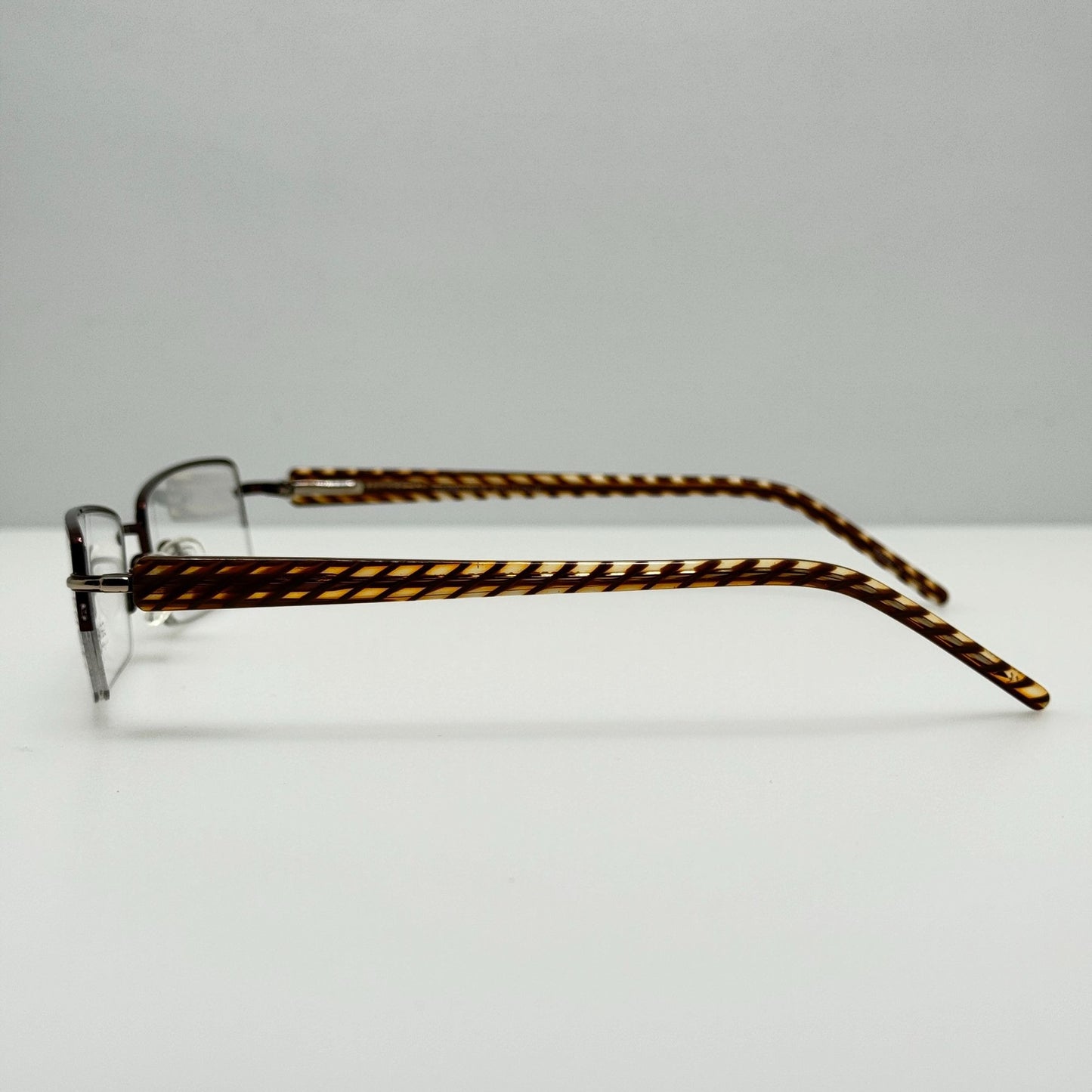 Genevieve Eyeglasses Eye Glasses Frames Spa Brown Gold 56-19-150