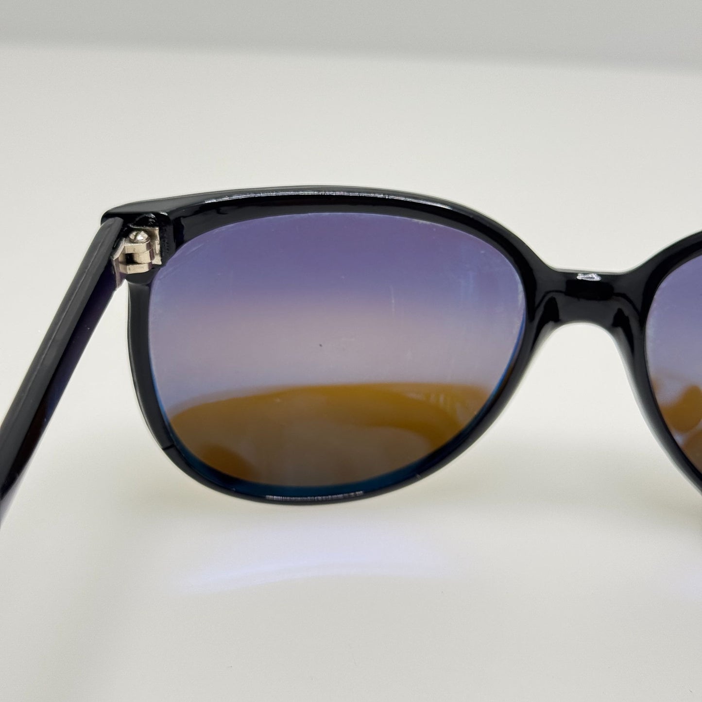 Unbranded Sunglasses Vintage Retro Black Taiwan Glass Lenses