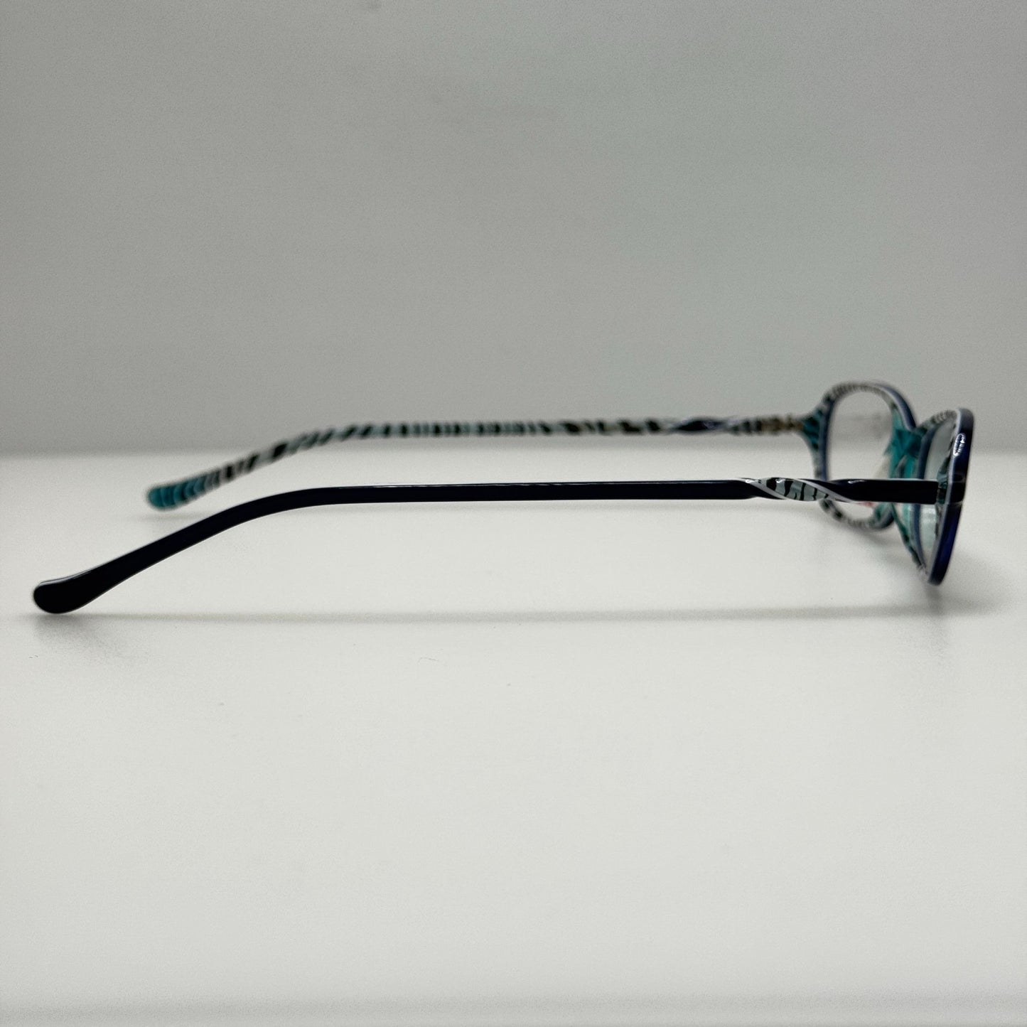 Cosmopolitan Saucy Blue Zebra Eyeglasses Eye Glasses Frames 49-16-140