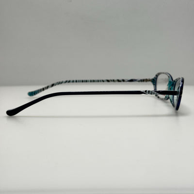 Cosmopolitan Saucy Blue Zebra Eyeglasses Eye Glasses Frames 49-16-140