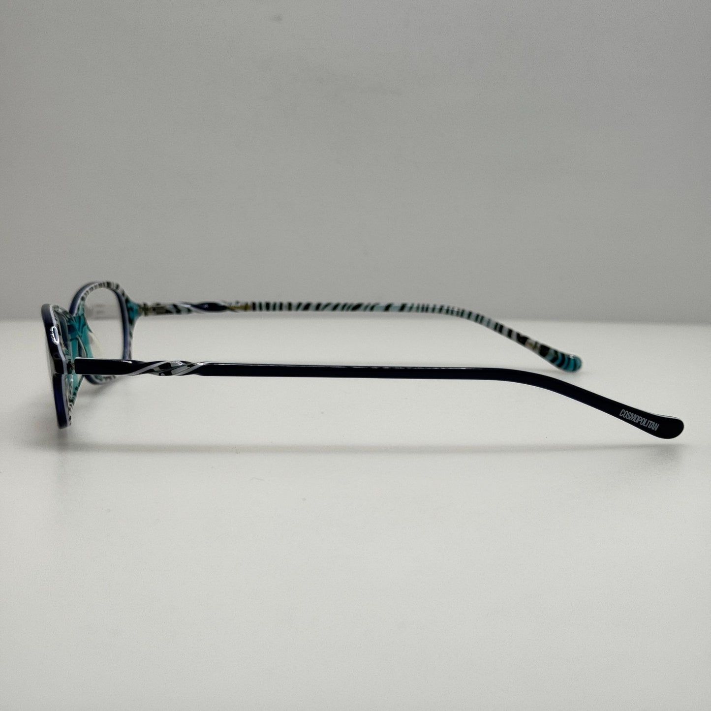 Cosmopolitan Saucy Blue Zebra Eyeglasses Eye Glasses Frames 49-16-140