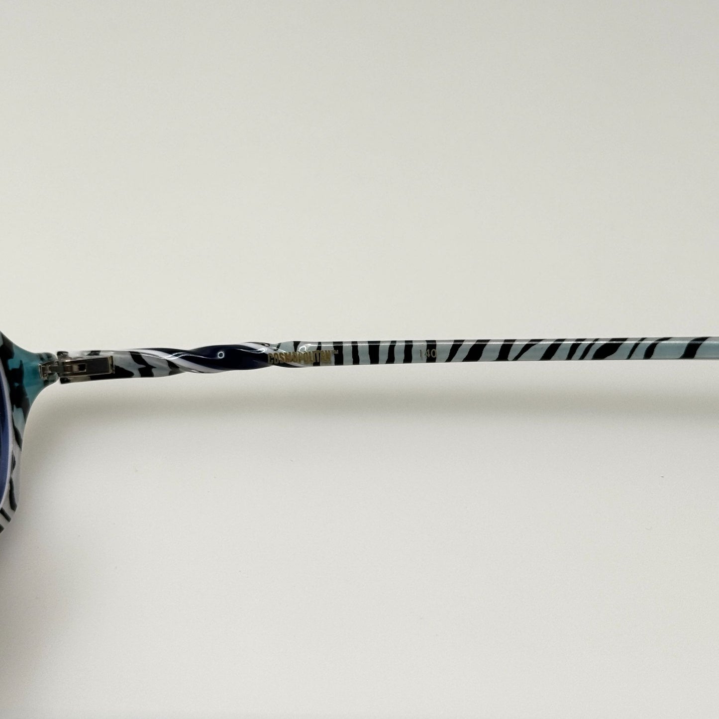 Cosmopolitan Saucy Blue Zebra Eyeglasses Eye Glasses Frames 49-16-140