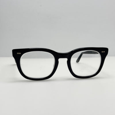 USS Black Eyeglasses Eye Glasses Frames 4 1/2 5 3/4 50-22 Read Description
