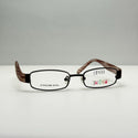 Modern Modz Eyeglasses Eye Glasses Frames Jump Brown 43-16-125 Youth Kids