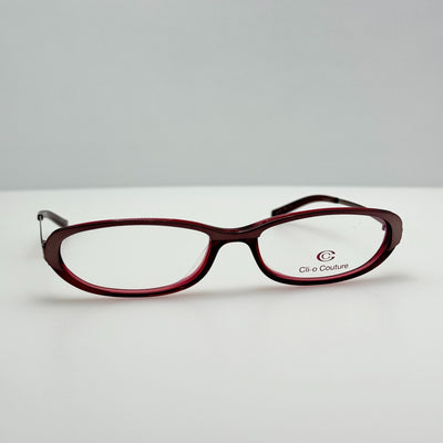 Cli-o Couture Eyeglasses Eye Glasses Frames CC-004 Plum 52-16-130