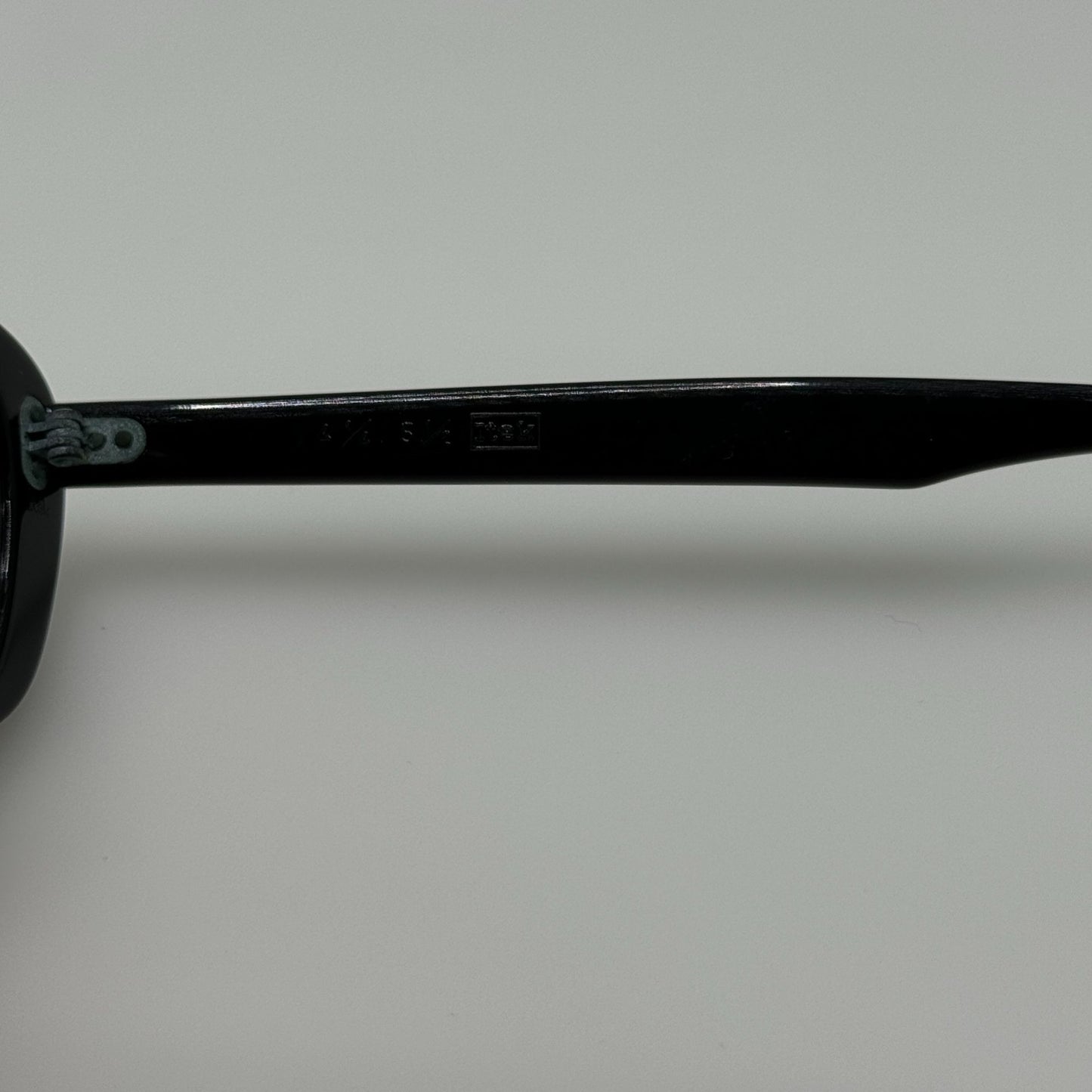 Itek Eyeglasses Eye Glasses Frames 5 1/2 4 1/4 Vintage Black 46-18