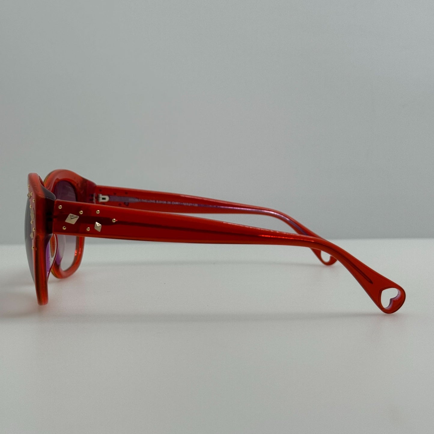 Betsy Johnson Sunglasses Double The Love BJ0136 06 CHRY 52-21-135