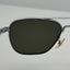 American Optical Sunglasses AO 6 1/2 Square Aviator Silver W/ Case