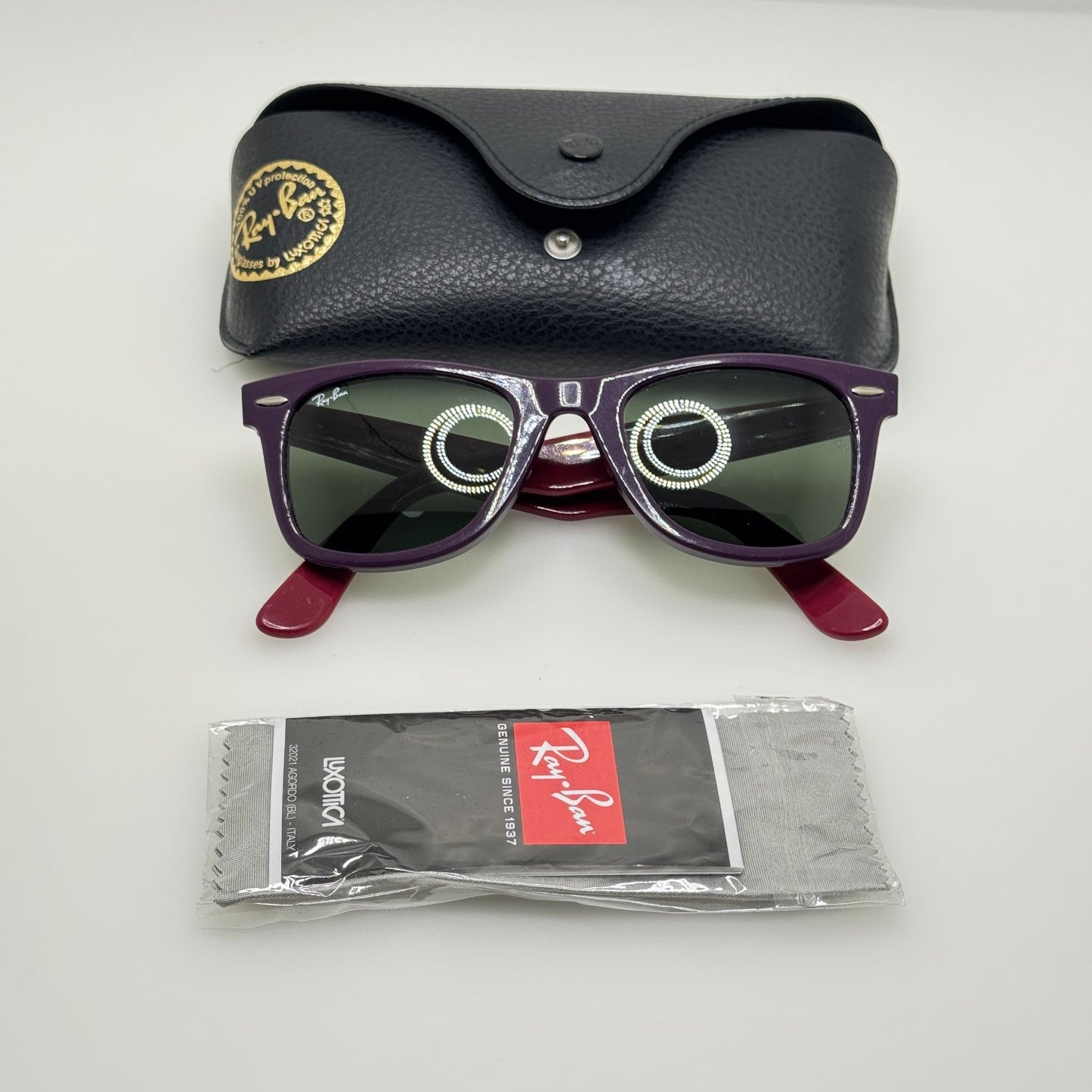 Ray Ban Sunglasses RB 2140 966 W/ Case Italy 50-22