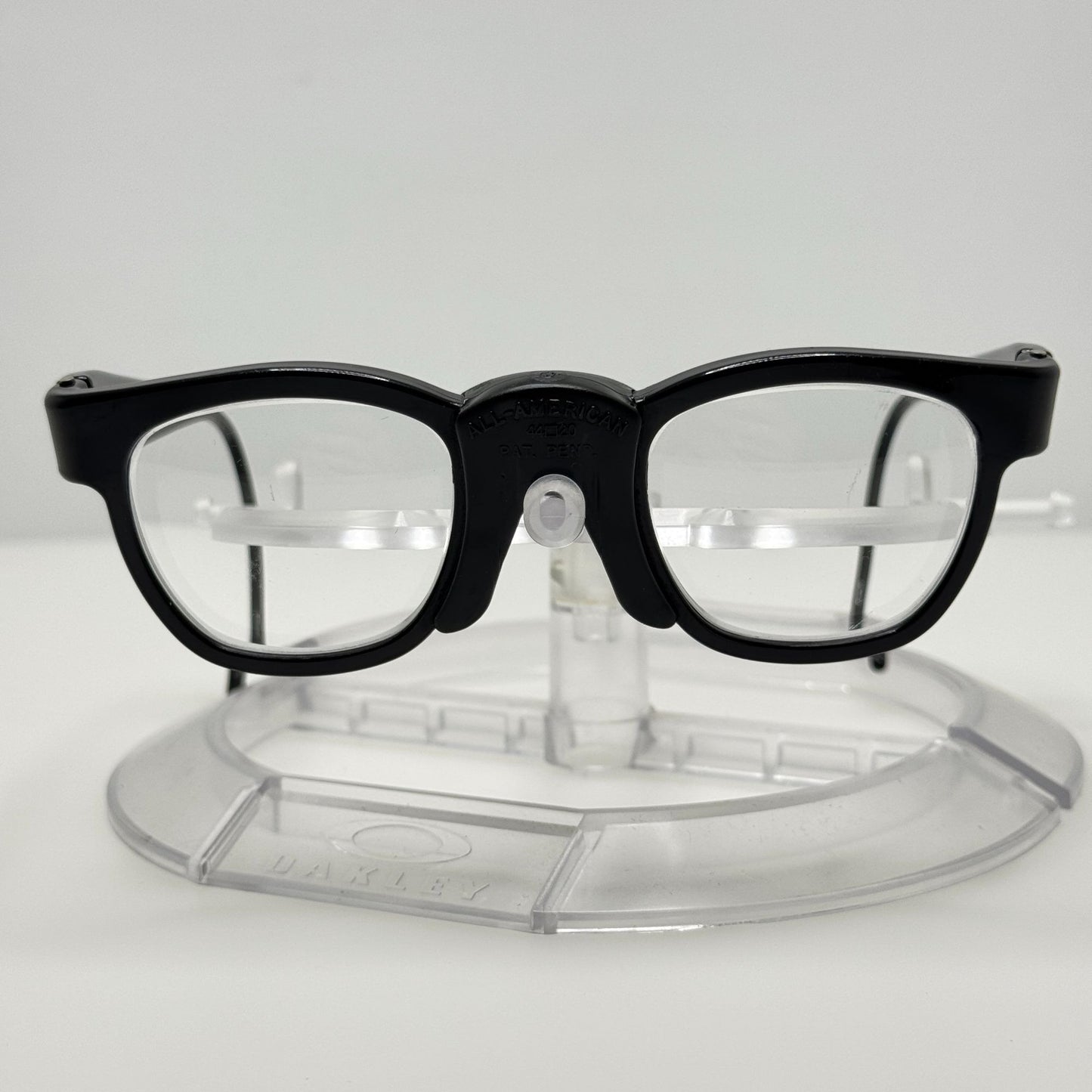 Criss All American Eyeglasses Eye Glasses Frames Nylon Black USA 6 1/2 44-20