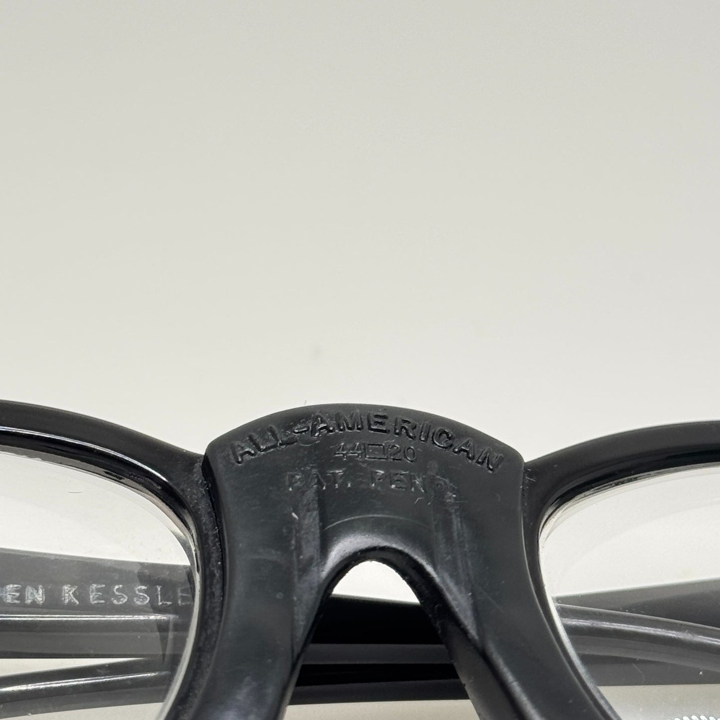 Criss All American Eyeglasses Eye Glasses Frames Nylon Black USA 6 1/2 44-20