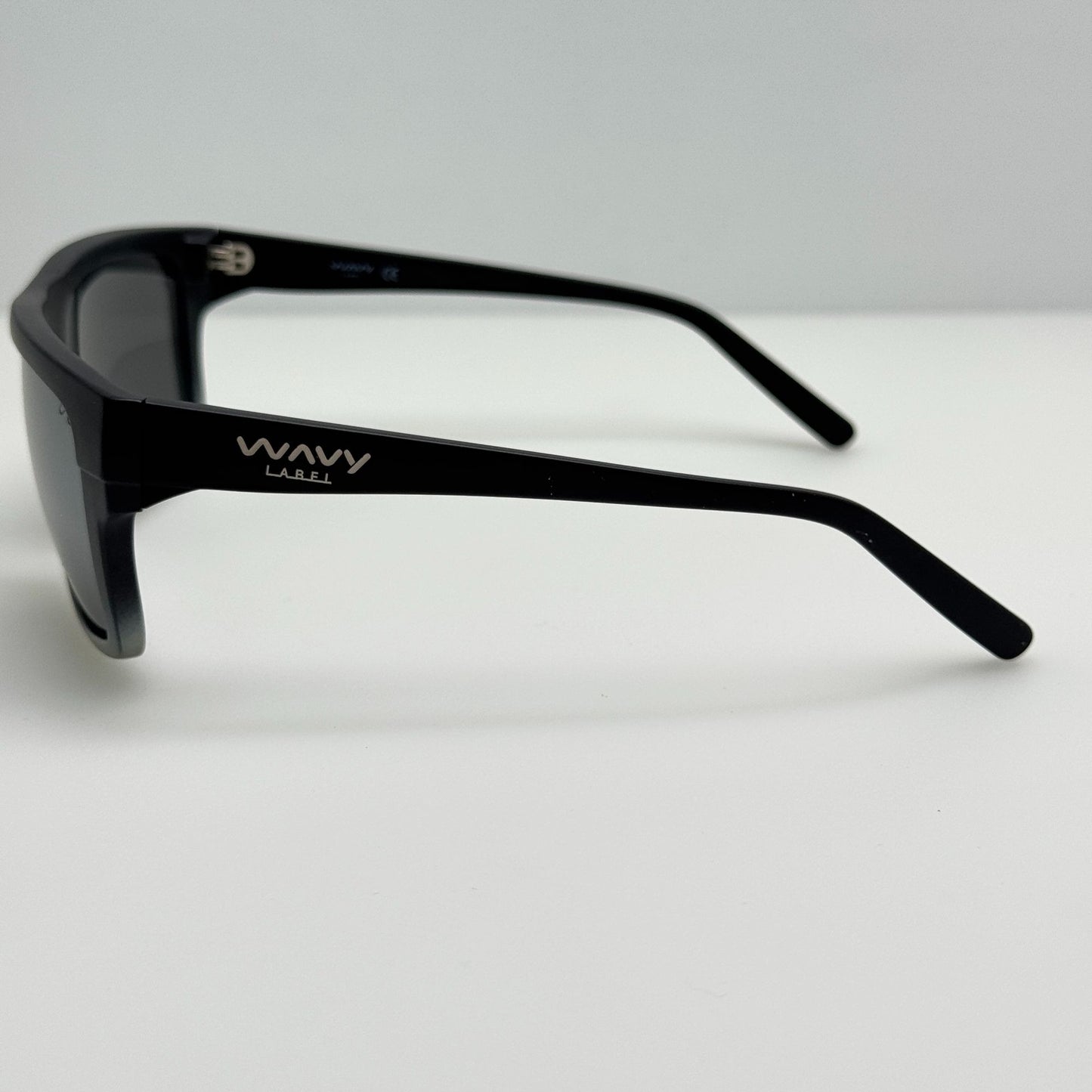 Wavy Label Sunglasses Papi BLK-SSM Polarized Black