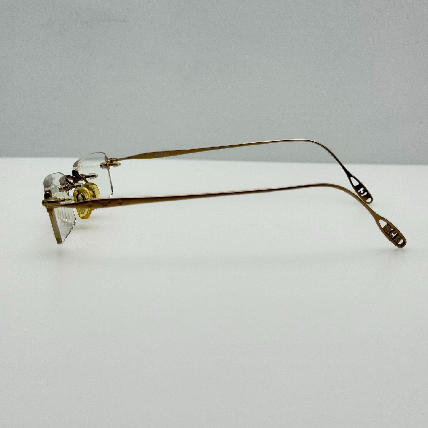 MCM Eye Glasses Eyeglasses Frame 039 F Japan Rimless Titanium 1 22-145